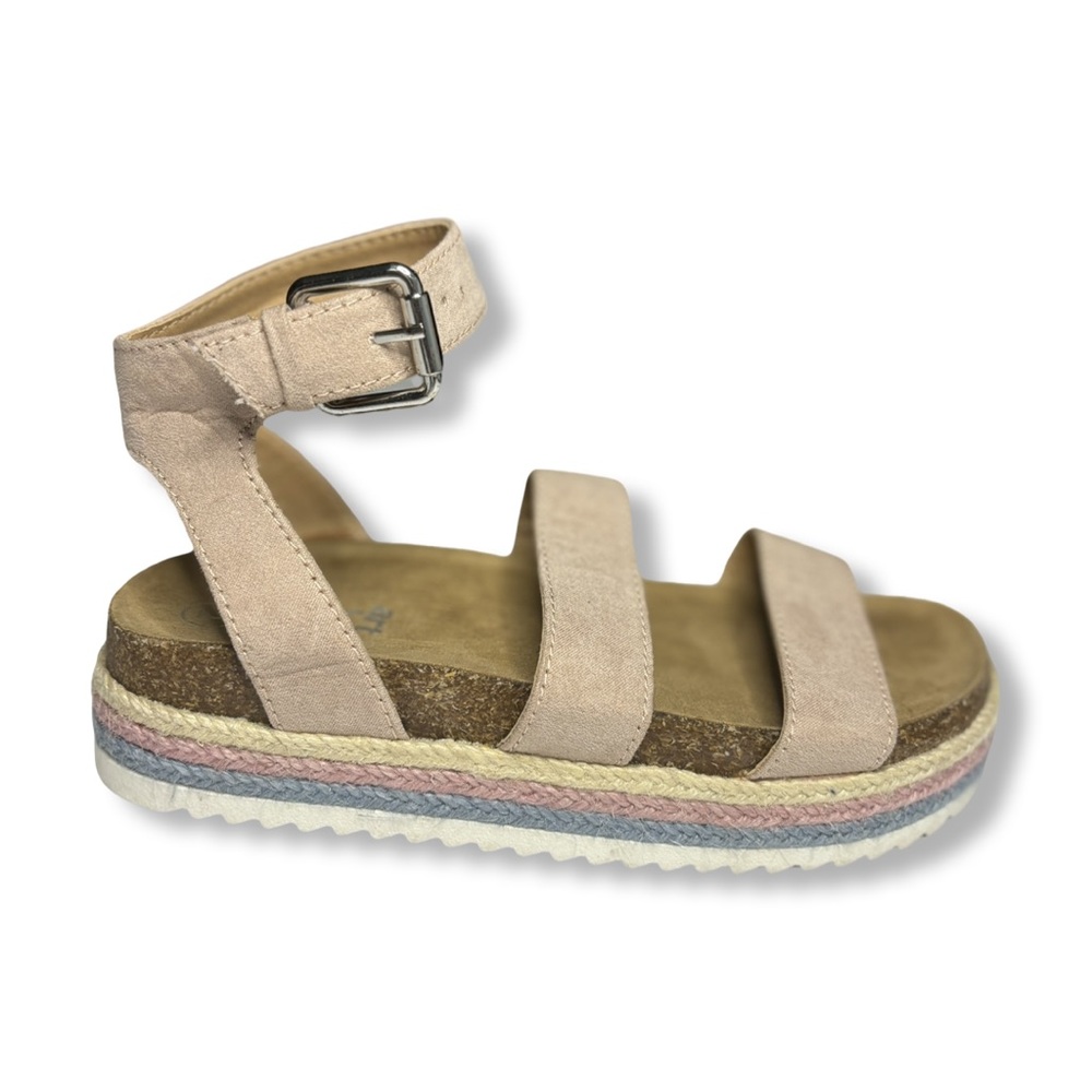 Art Class Girls Agatha Footbed Blush Pink Sandals Size: 2